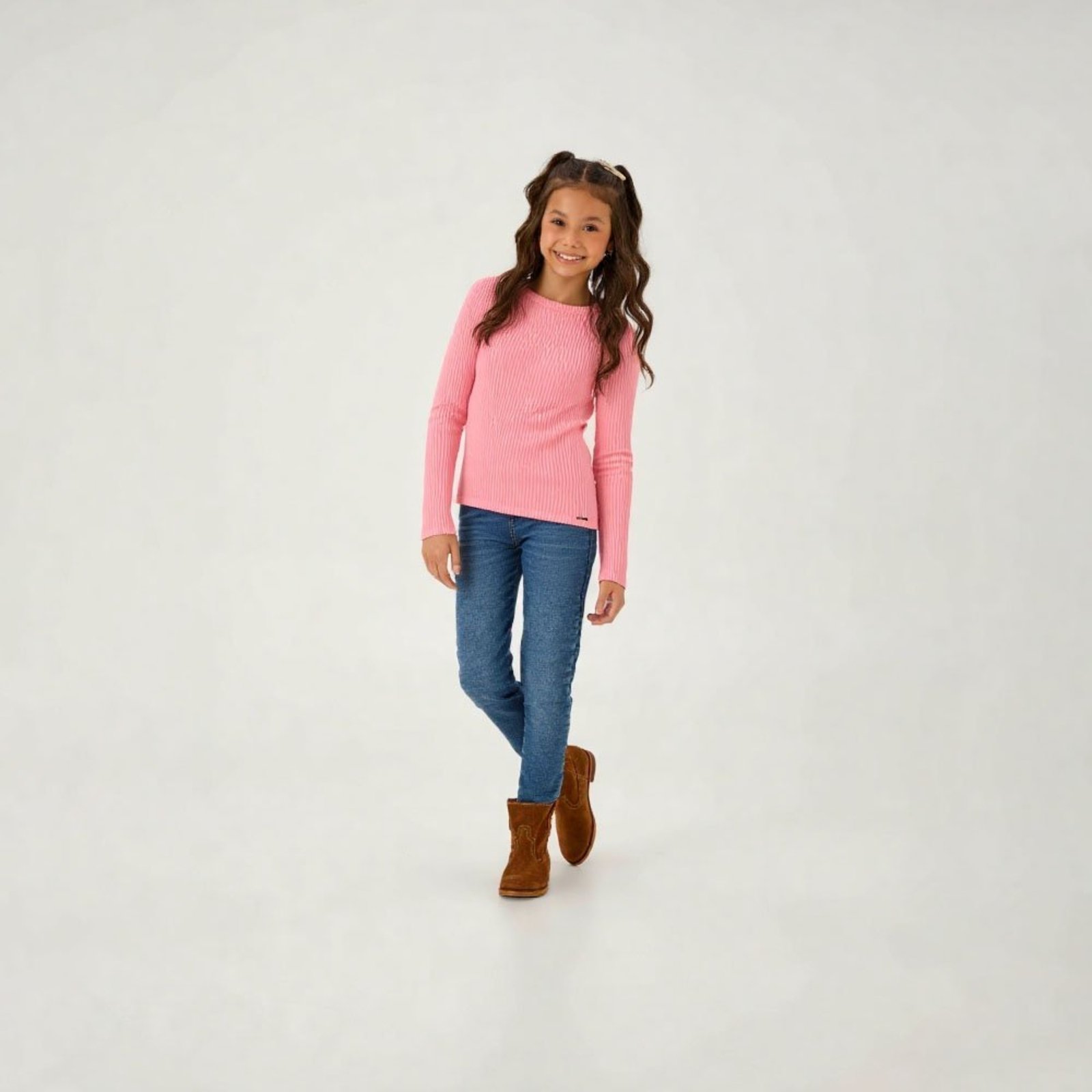 Infantil - Blusa Rosa Pulla Bulla Menina - 55310-1052