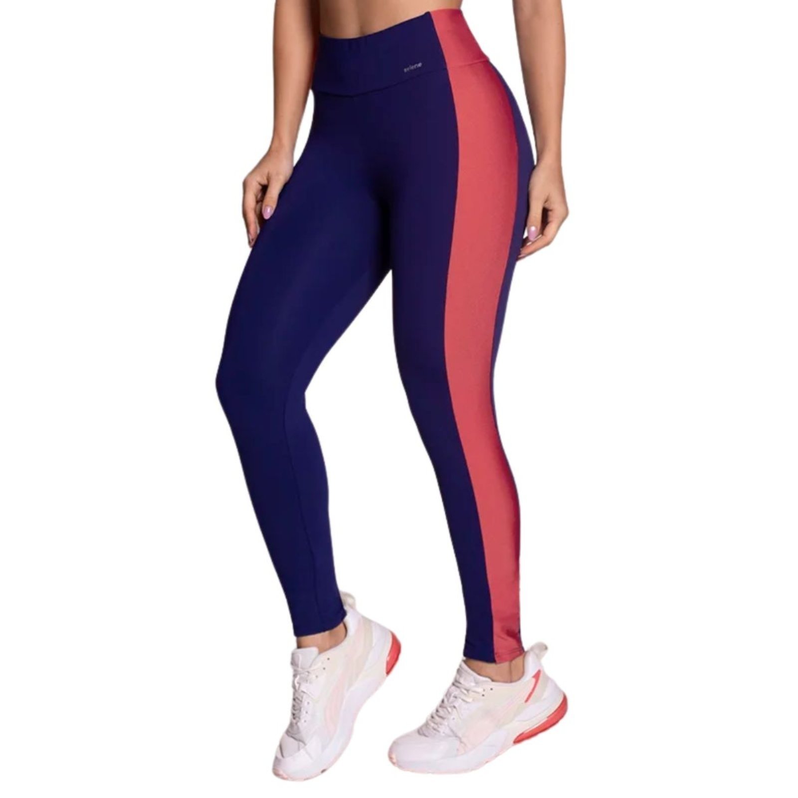 Calça Legging Fitness Com Recortes Selene