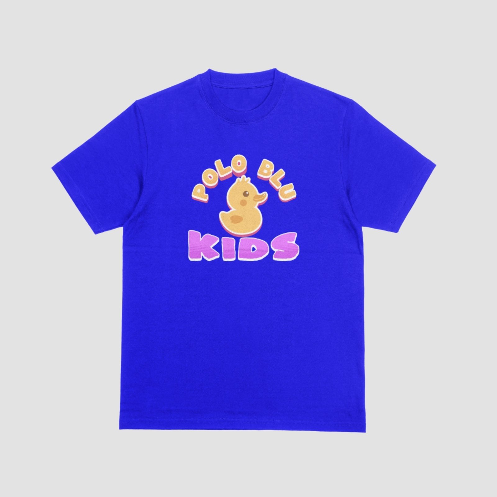 Infantil – Camiseta Masculina Azul Royal em Algodão Polo Blu do RN ao GG
