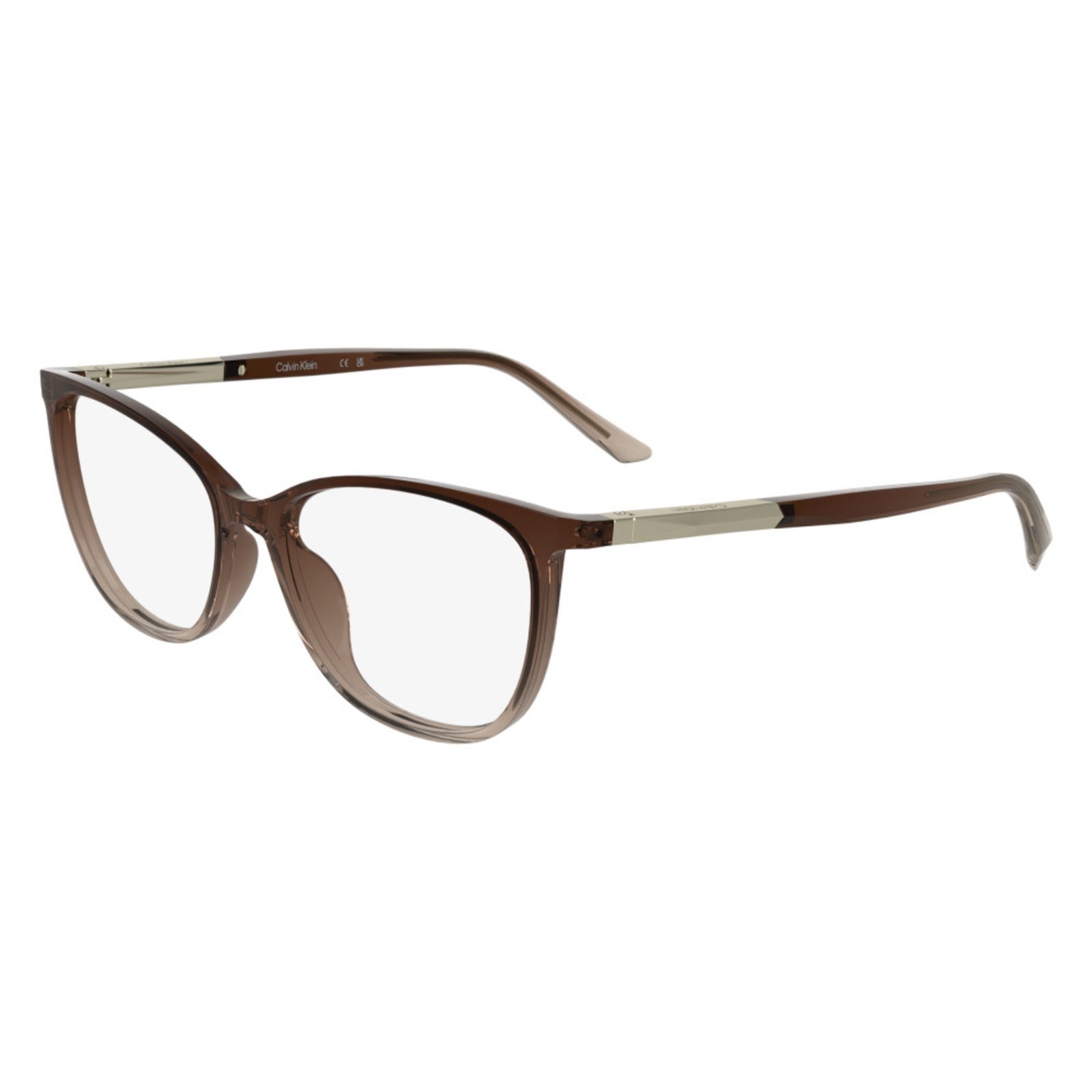 Armação Calvin Klein CK25512 205 Marrom Feminino