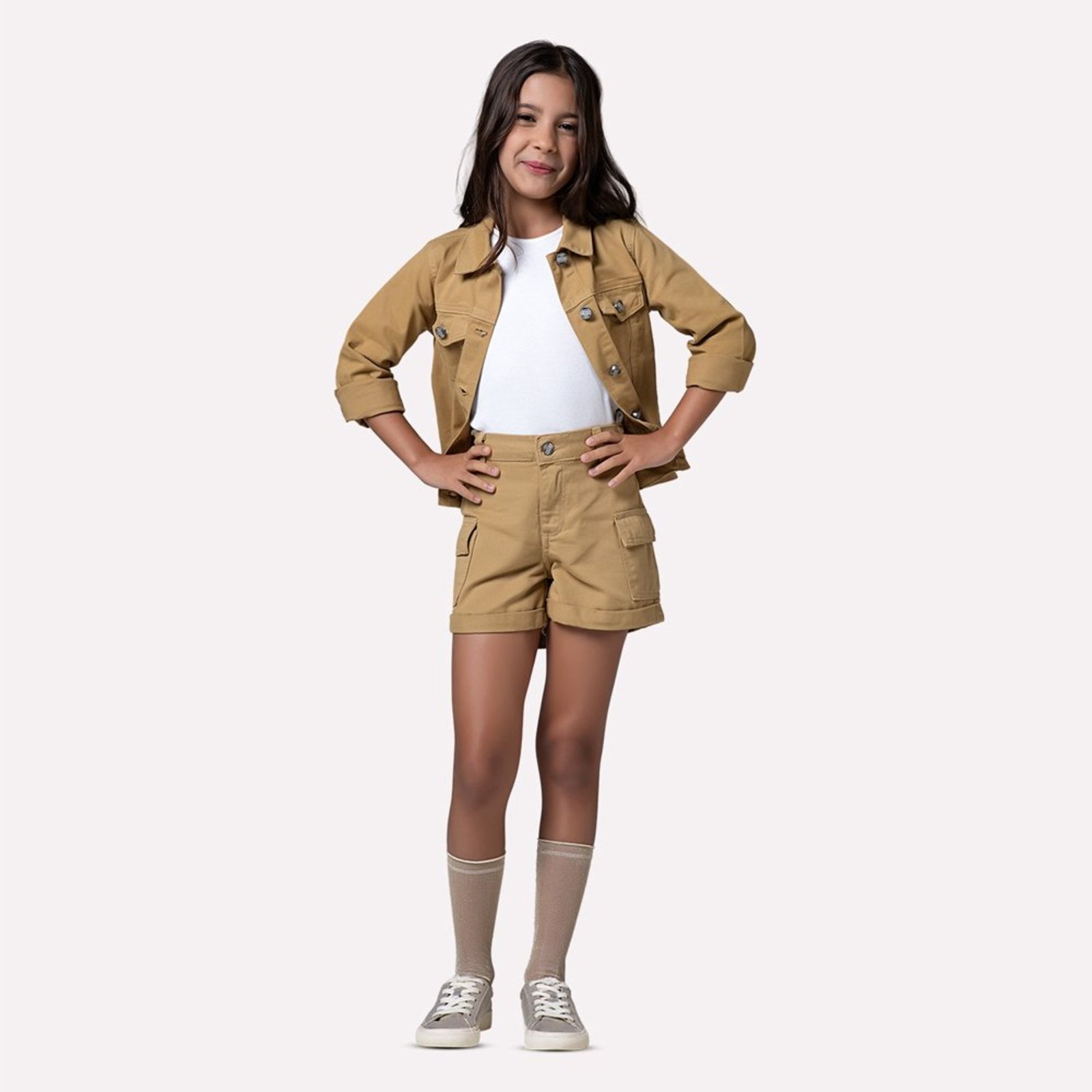Infantil - Short Menina Cargo Mania