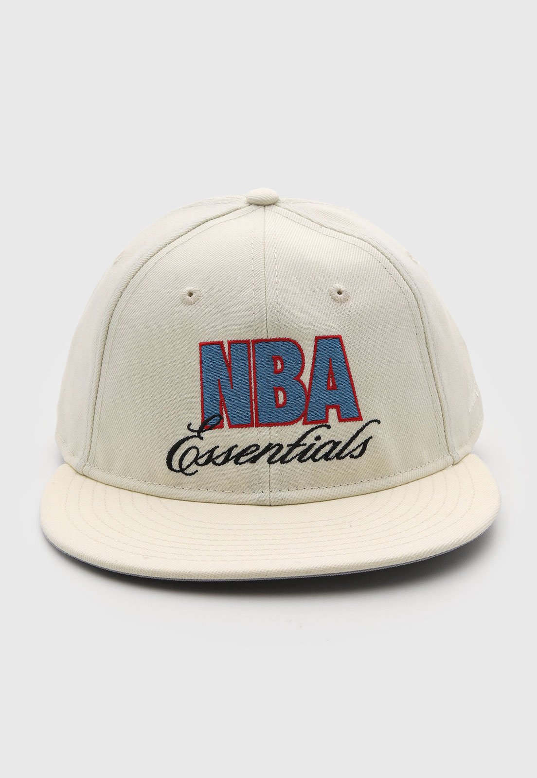 Boné New Era NBA Essentials Aba Reta Off-White