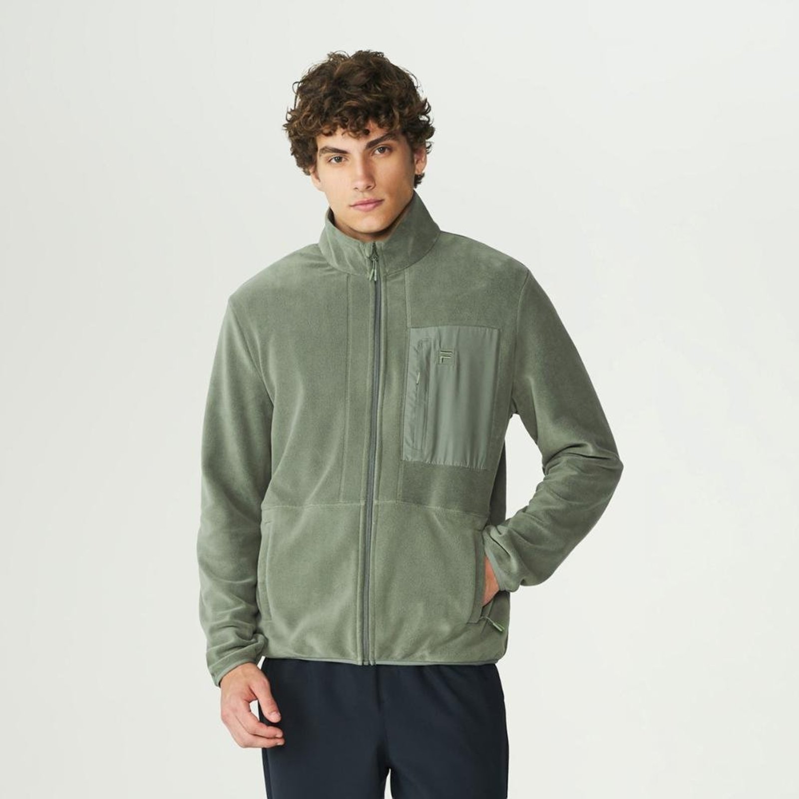 Jaqueta Fila Microfleece Core Classic Masculina Incolor