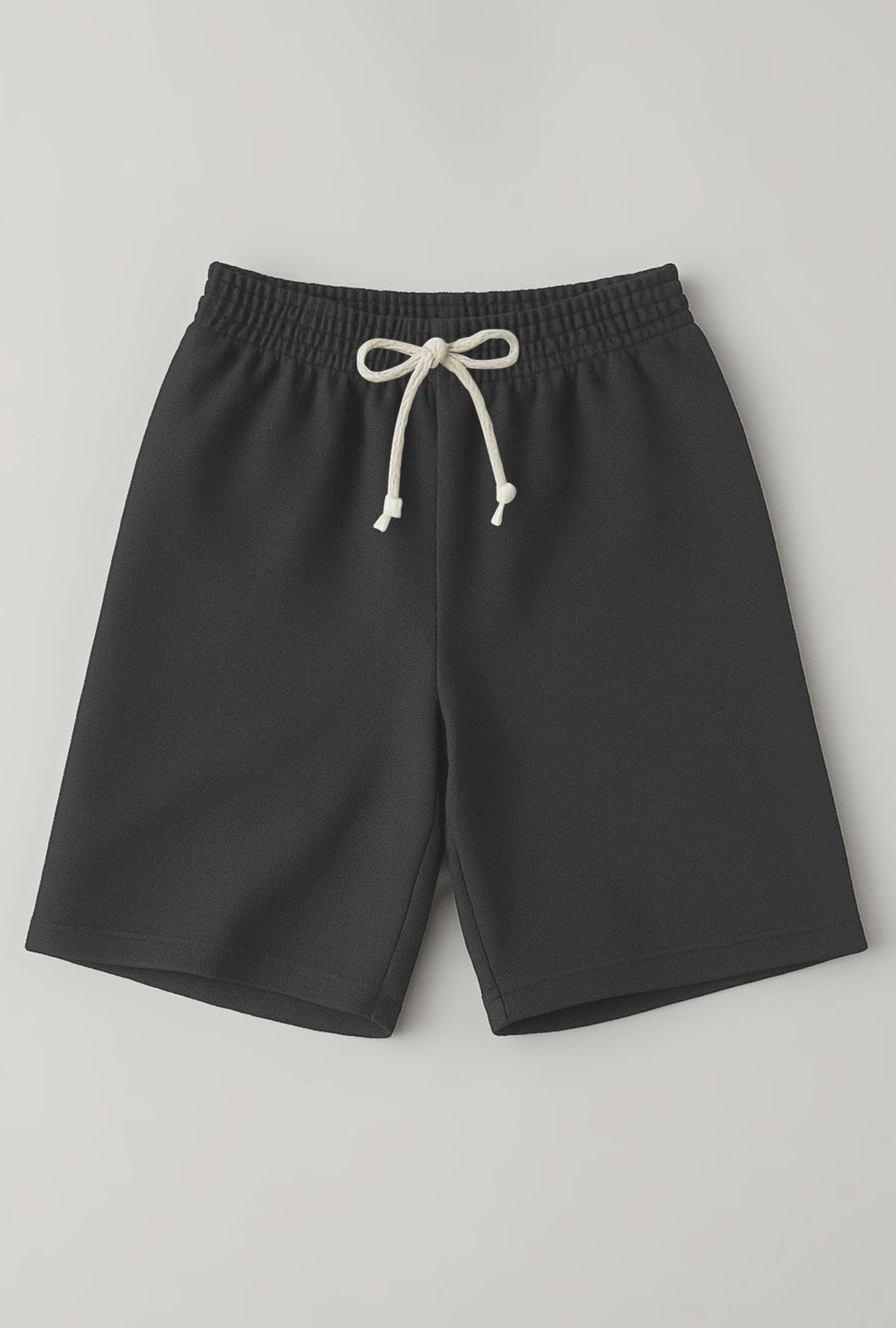 Vista 2 Infantil - Bermuda Short Moletinho com Cadarço Lisa Chumbo - 3 ao 14 - Look Look Infantil multicolorido Look Infantil multicolorido
