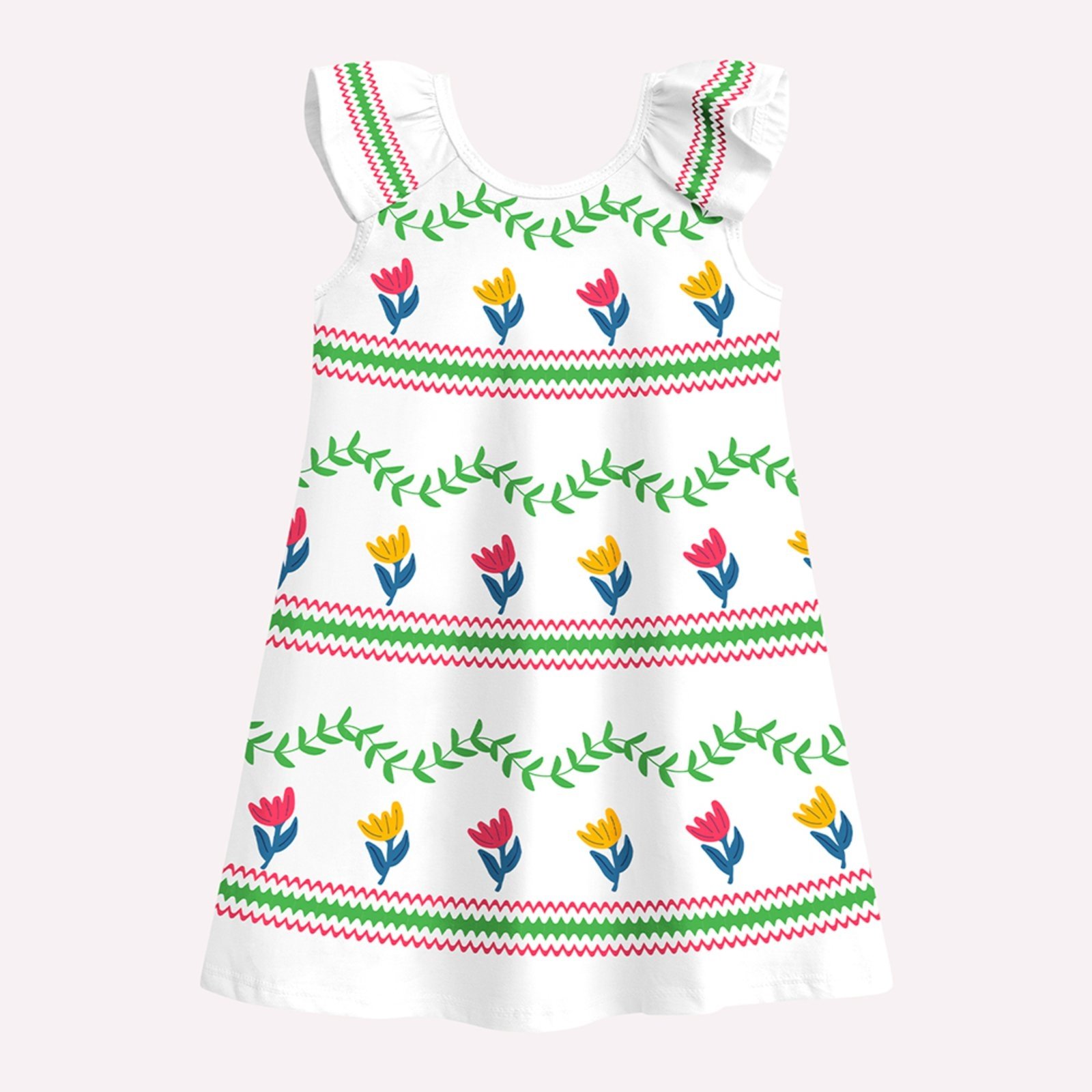 Infantil – Vestido Menina Flores Nanai