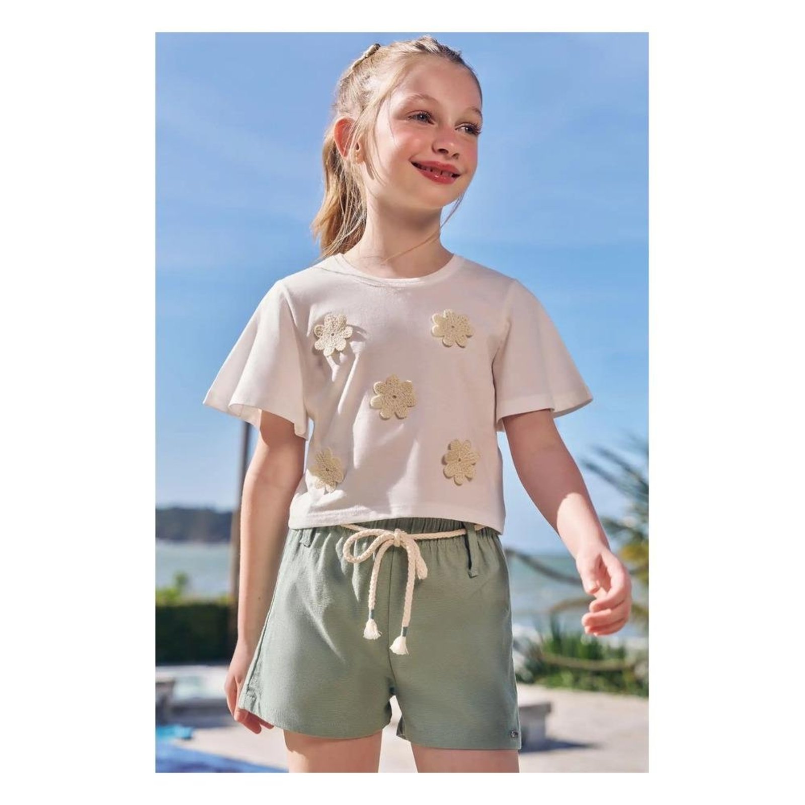 Infantil - Conjunto Menina Infanti Verde 10 Verde