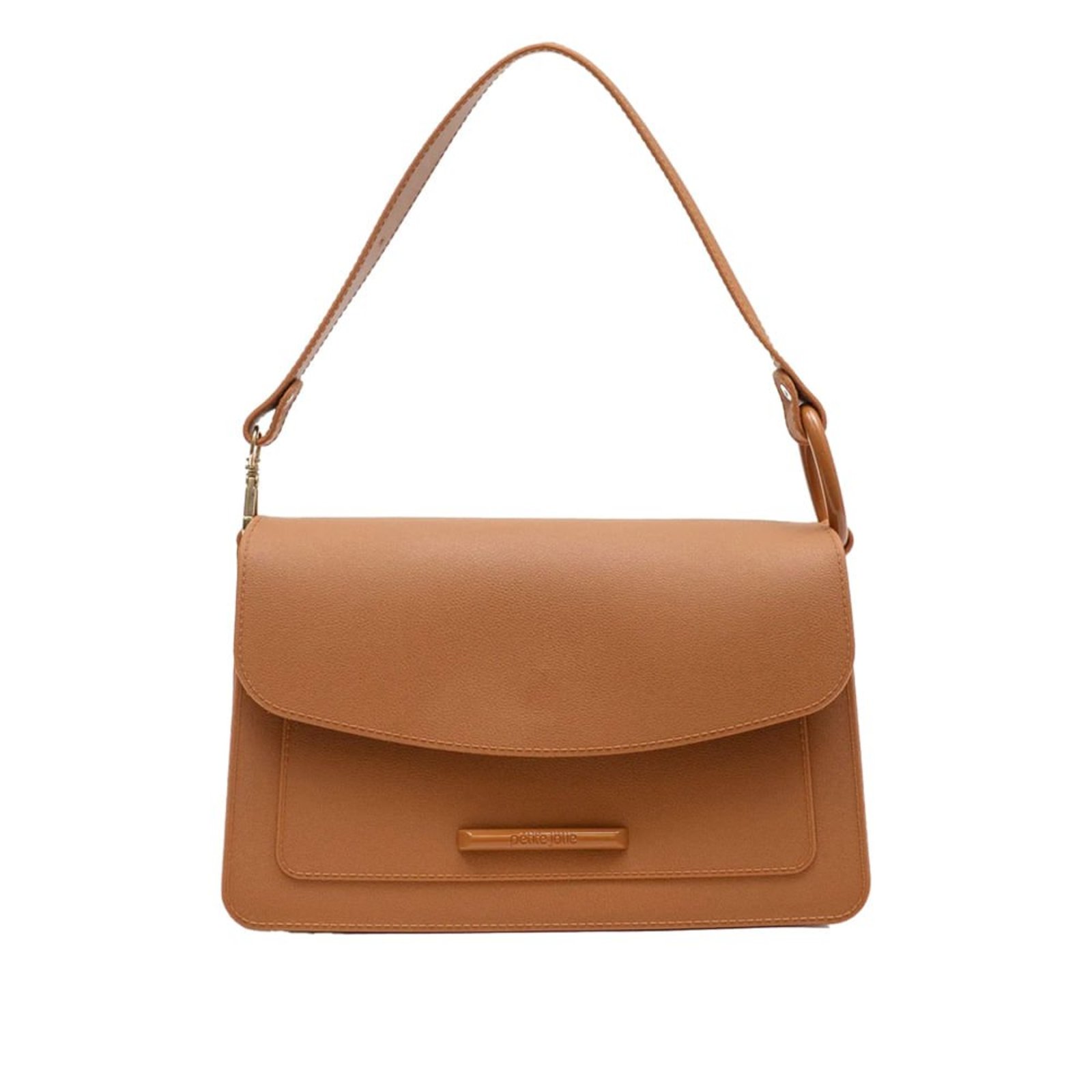 Bolsa Feminina Petite Jolie Transversal Média Caramelo