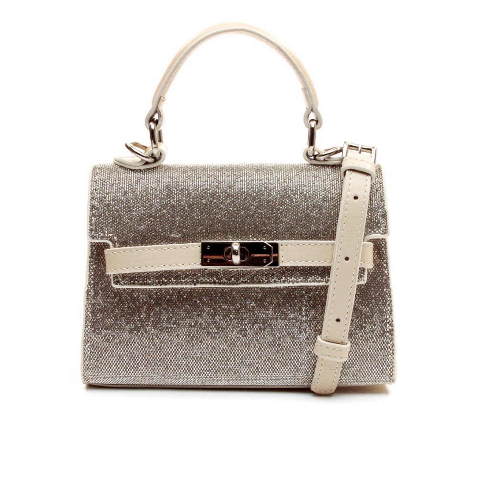 Bolsa Blair Couro Off White Cecconello C2518-2