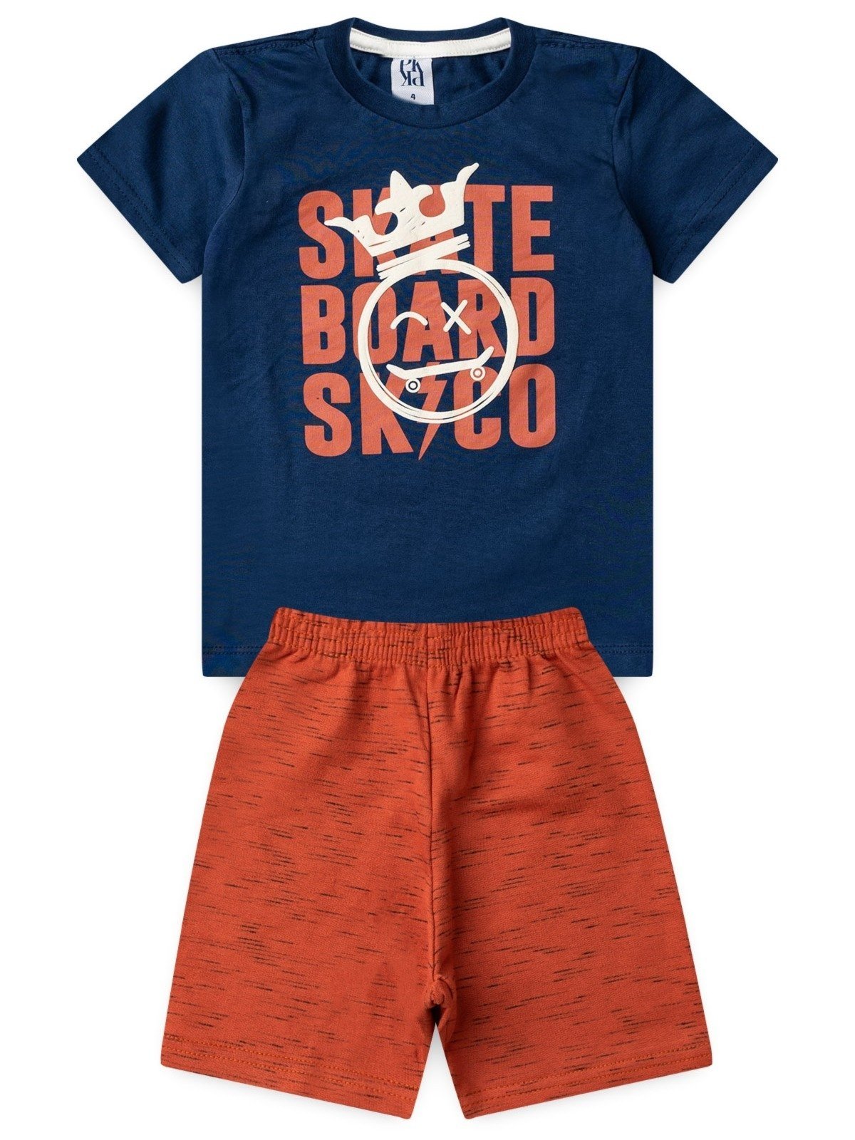 Vista 2 Infantil - Conjunto Platinum Rei Do Skate PLATINUM KIDS azul marinho PLATINUM KIDS azul marinho