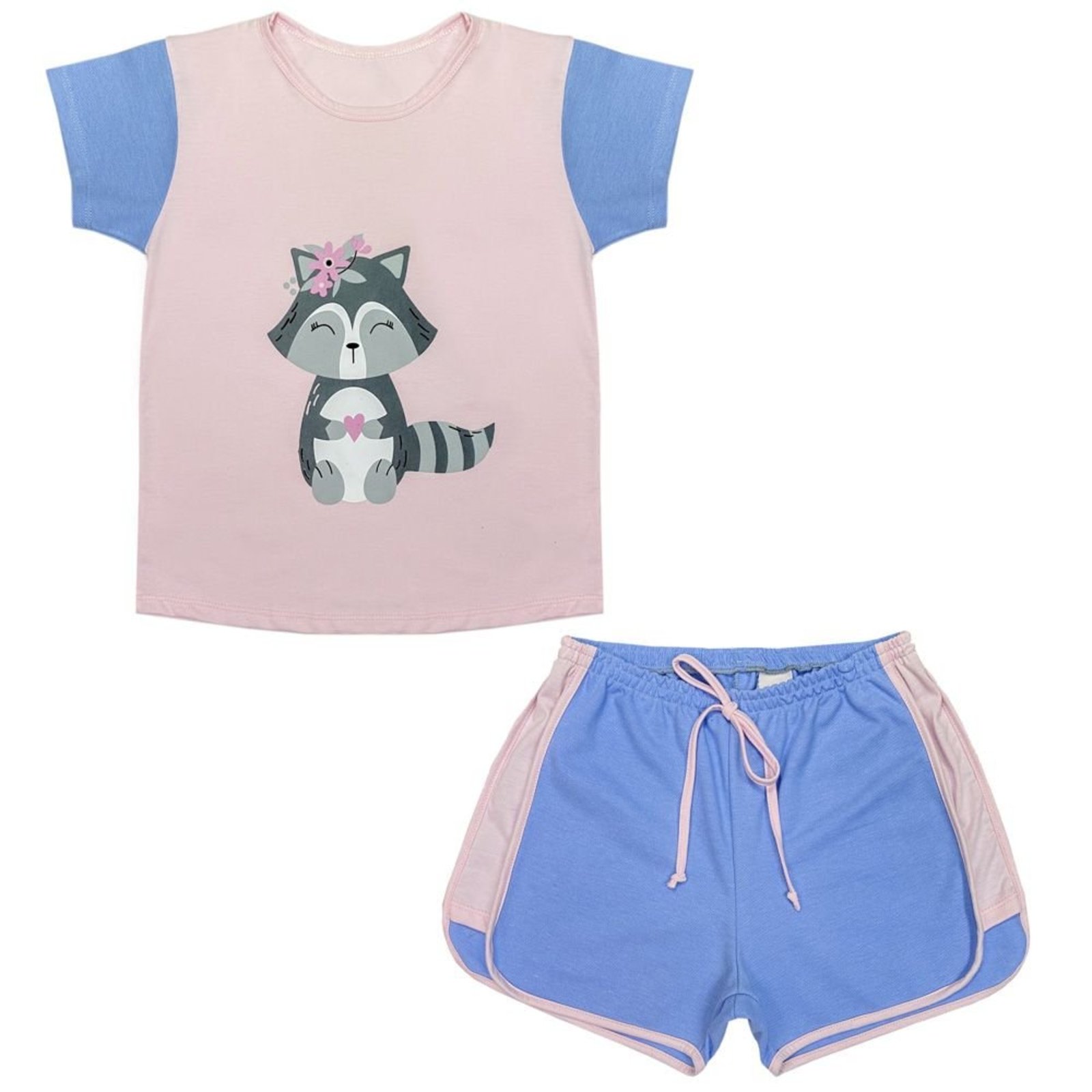 Pijama Juvenil Look Jeans Guaxinim Curto