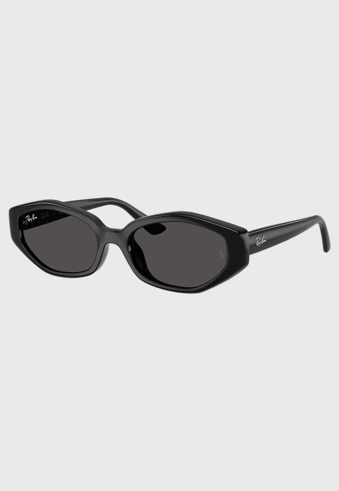 Óculos de Sol Feminino Ray-Ban Retangular Preto