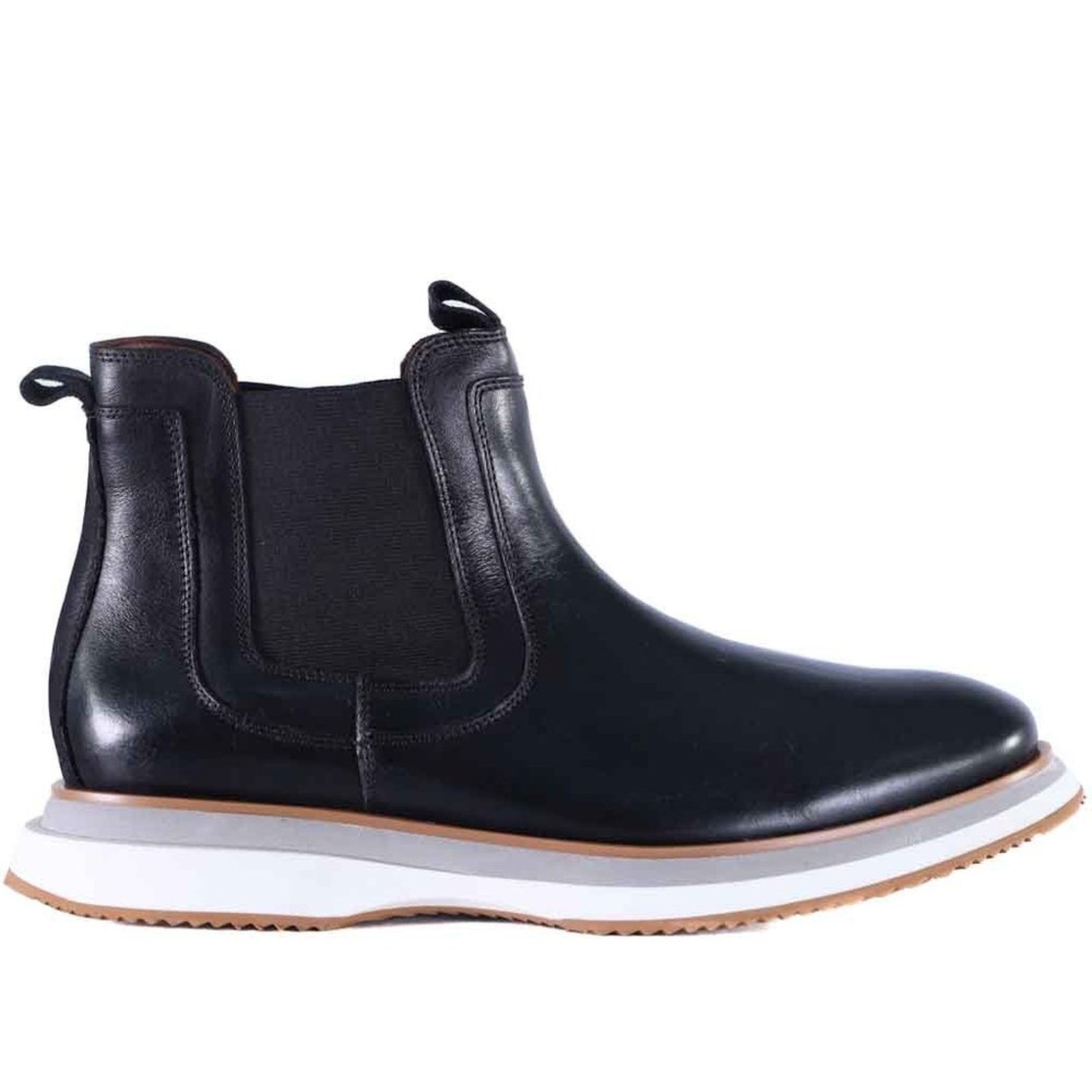 Bota Chelsea Masculina em Couro Zariff Lon022 Zariff Preto