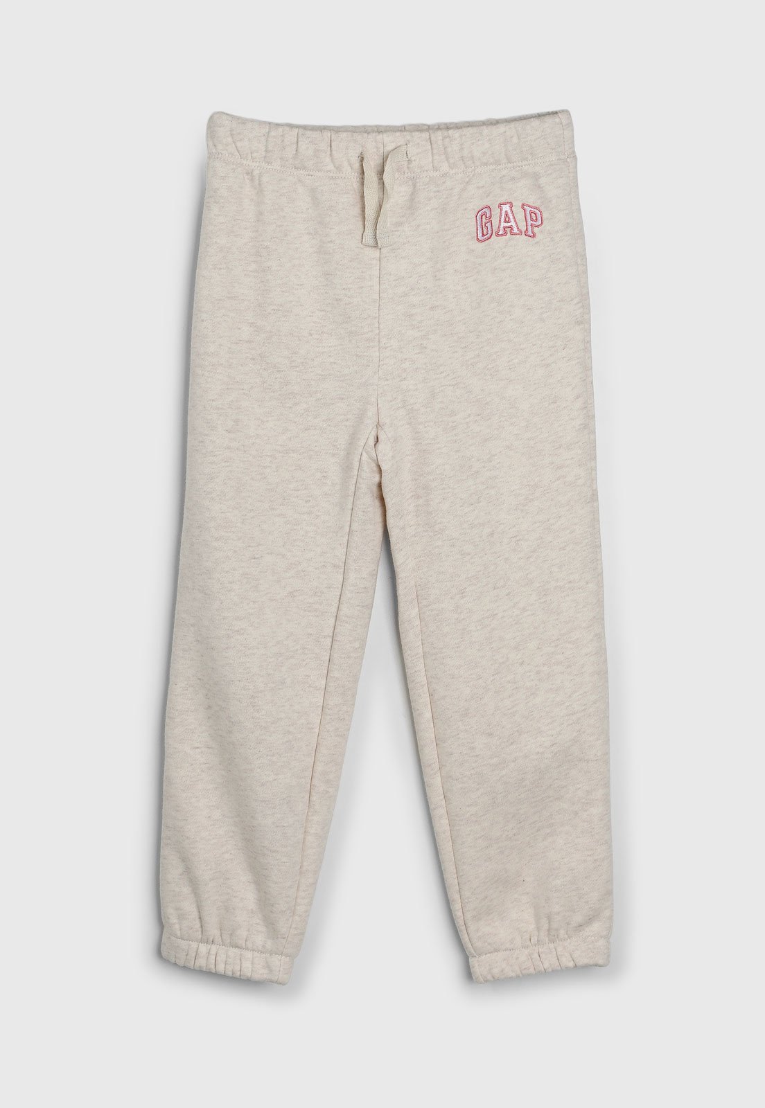 Calça GAP Logo Bordado Bege Claro