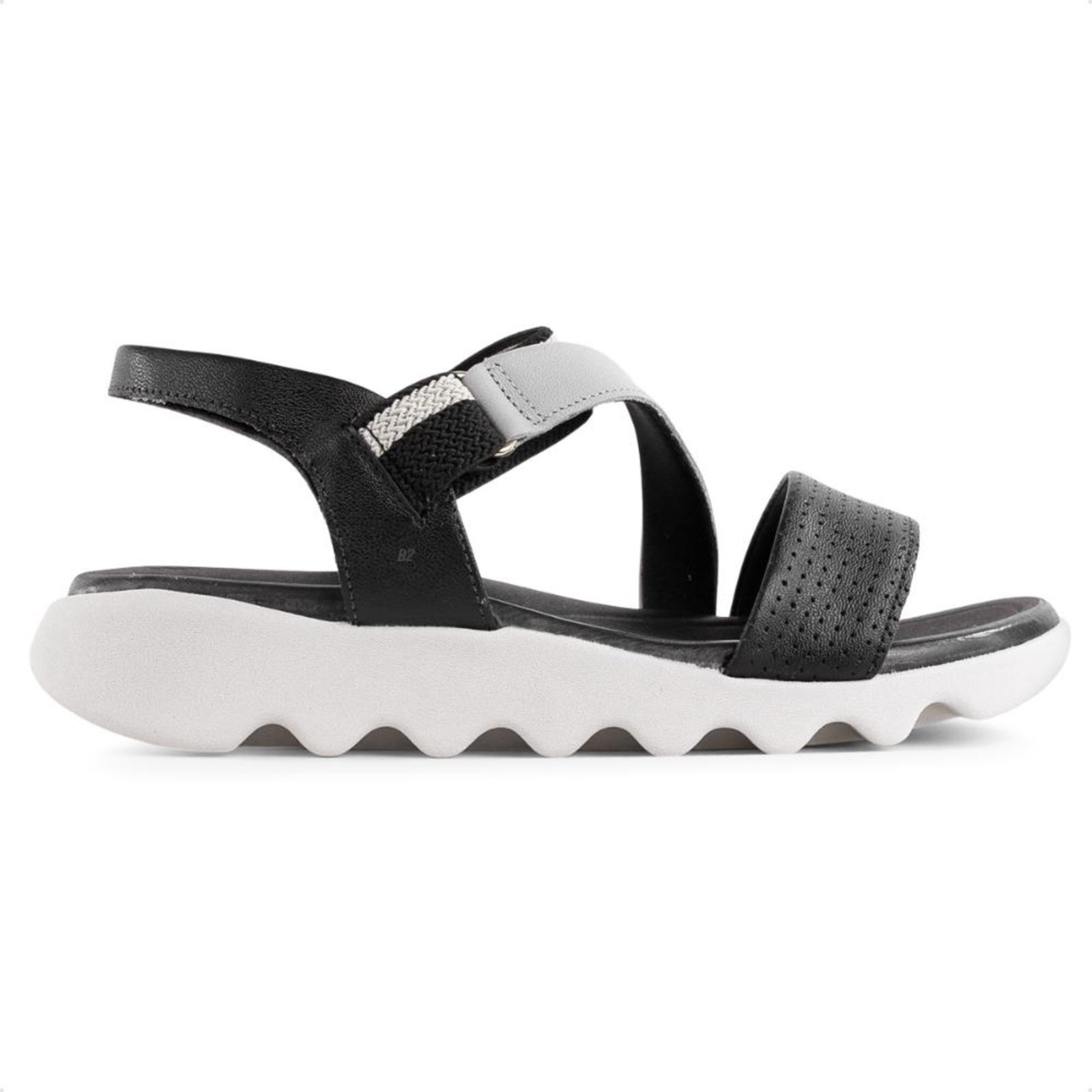 Vista 2 Sandália Usaflex Papete Elastico Feminino preto Usaflex preto