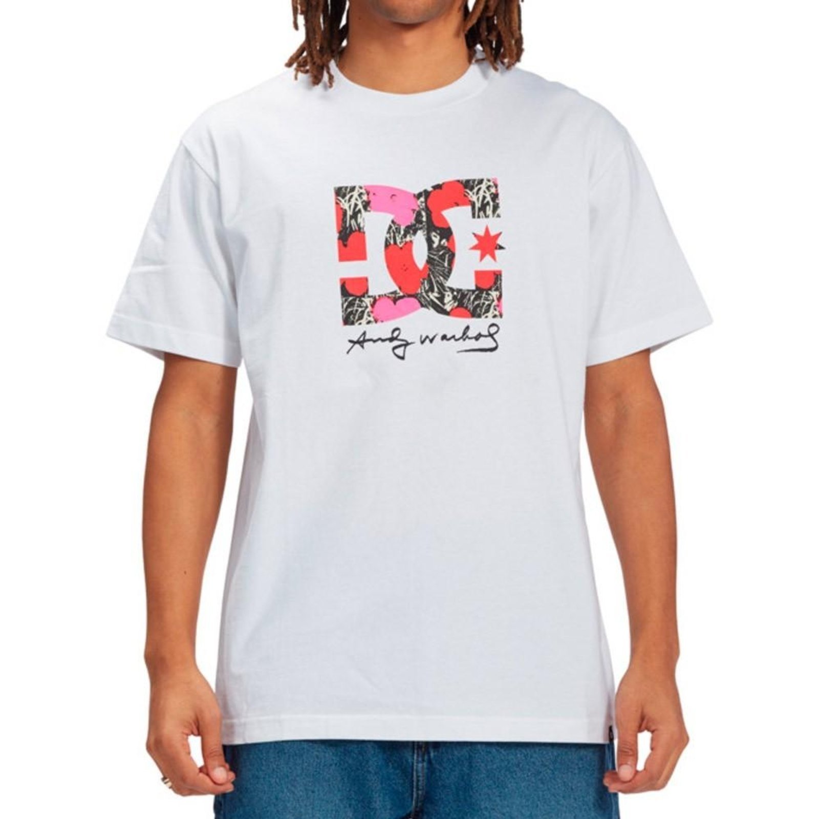 Camiseta DC Shoes AW Flower Series HSS Masculina Branco