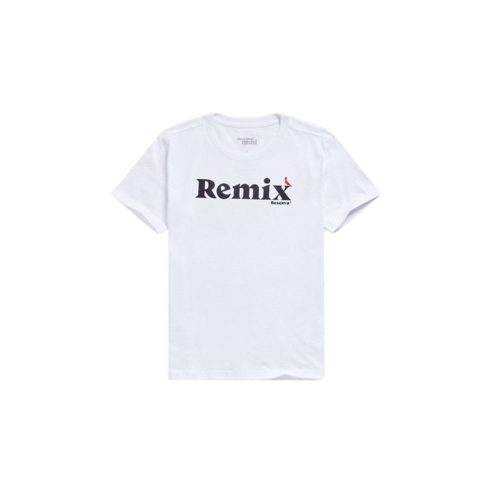 Infantil - Camiseta Mini Estampada Remix Reserva Mini Branco