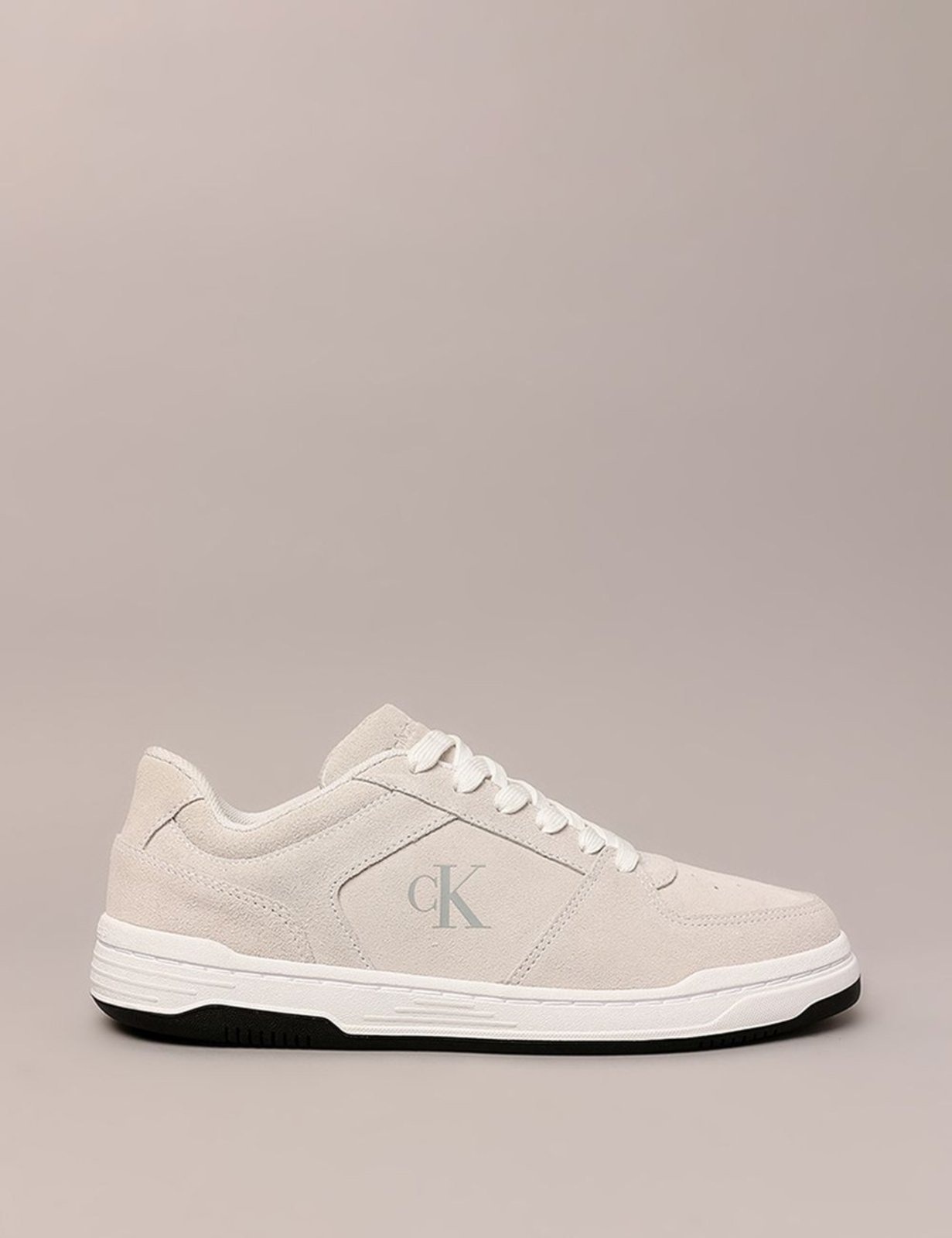 Tênis Masculino Court Camurça Calvin Klein Jeans - Off White Calvin Klein Jeans