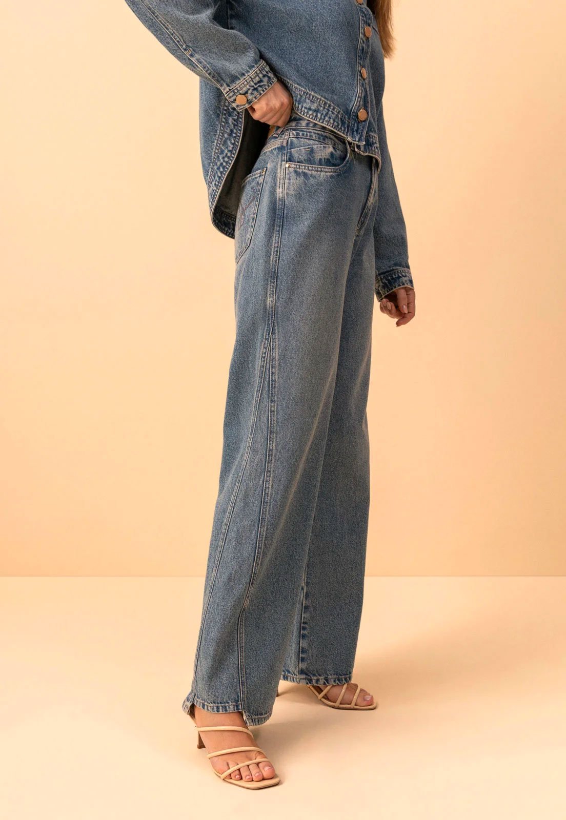 Calça Jeans Feminina Lez a Lez Reta Azul