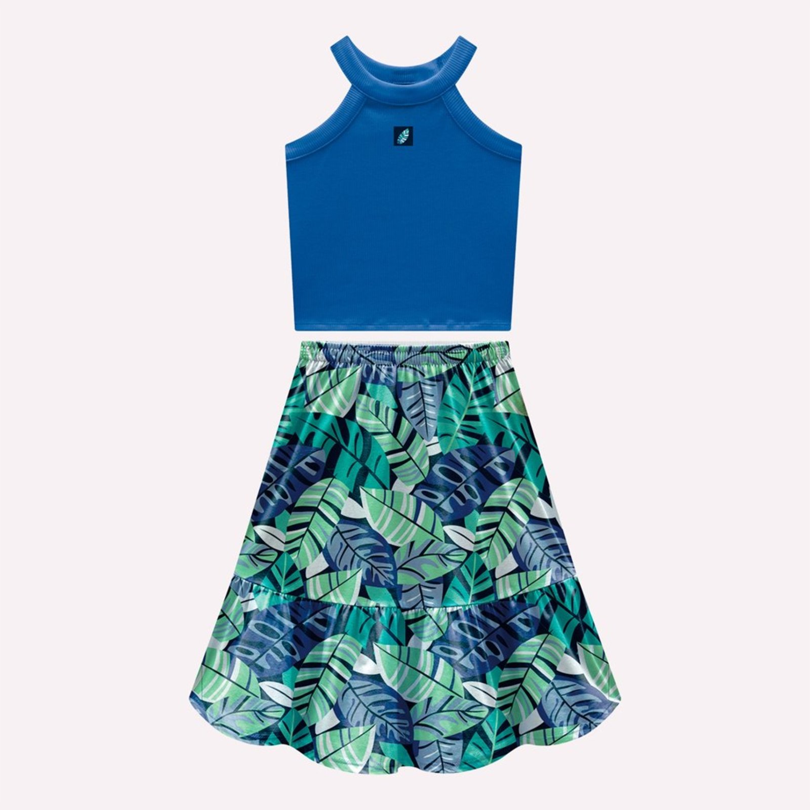 Infantil - Conjunto Menina Folhagem Kyly