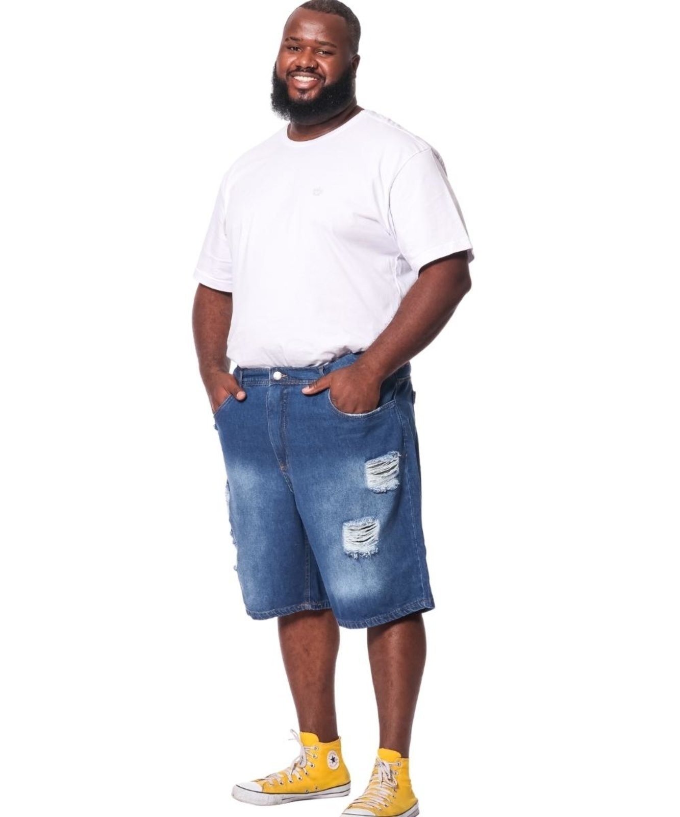Bermuda Masculina Jeans Plus Razon Jeans