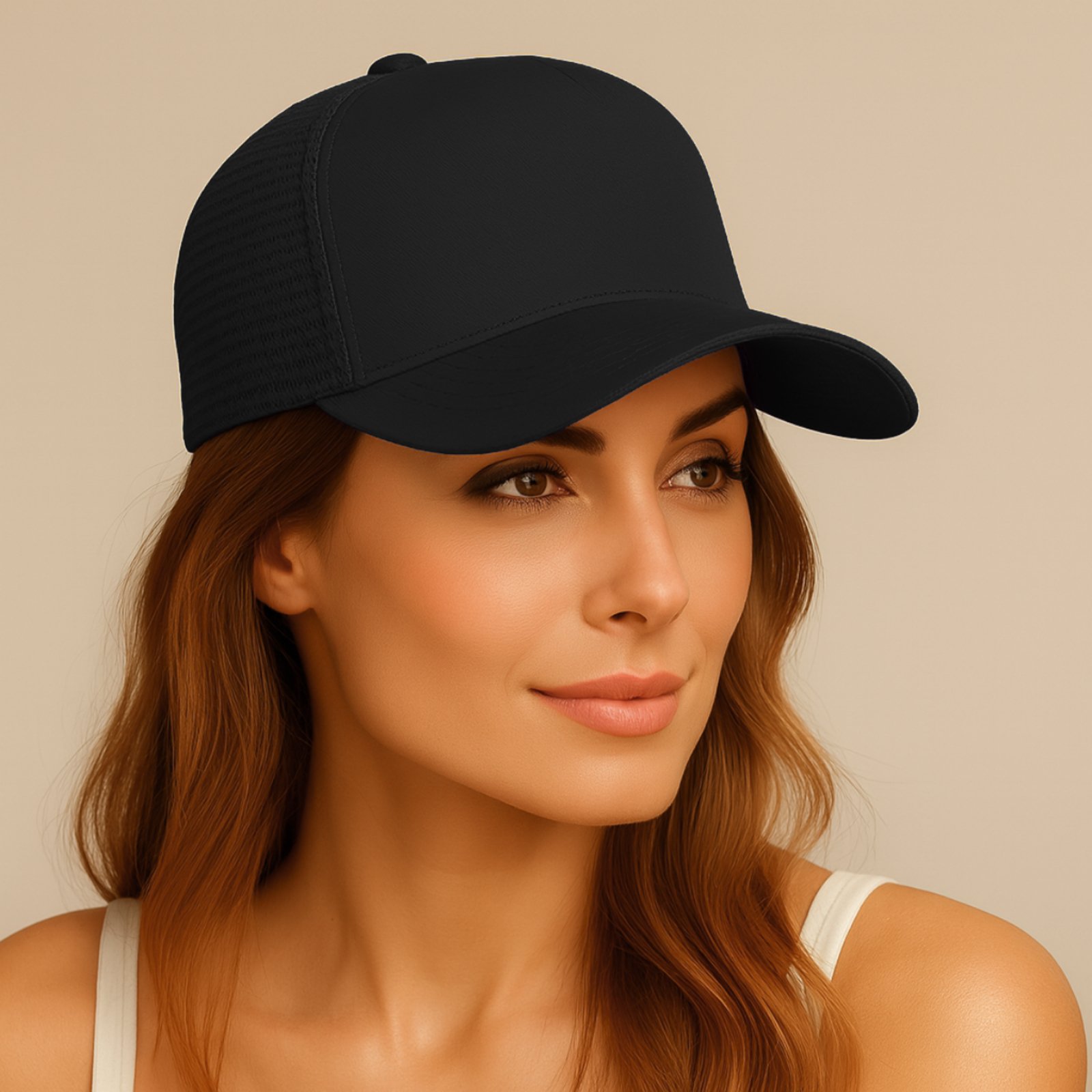 Boné Masculino De Telinha Aba Curva Liso Rendinha