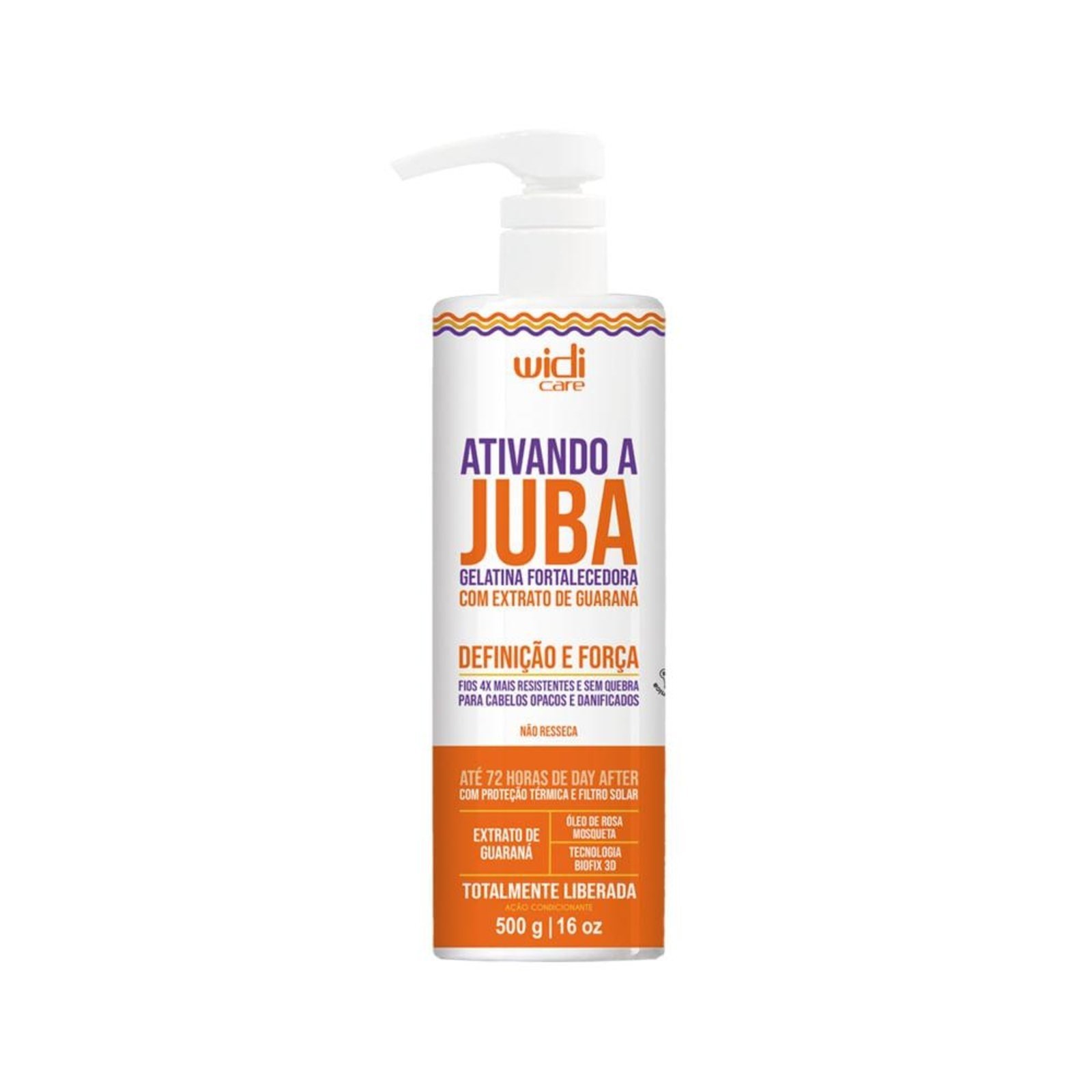 Widi Care Juba Ativando A Juba Gelatina Fortalecedora 500g