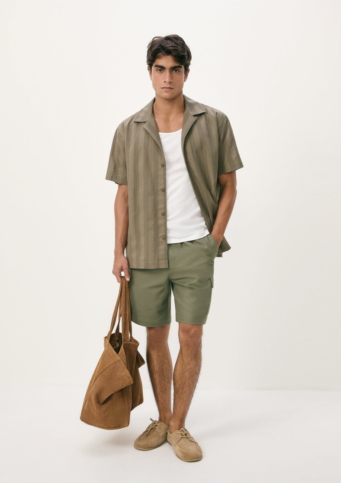 Shorts Masculino Tecido Empapelado Hering