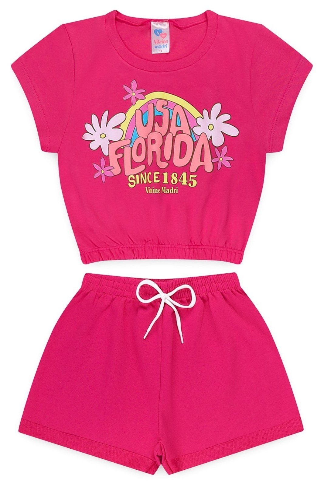 Infantil - Conjunto Juvenil Verão Feminino Florida