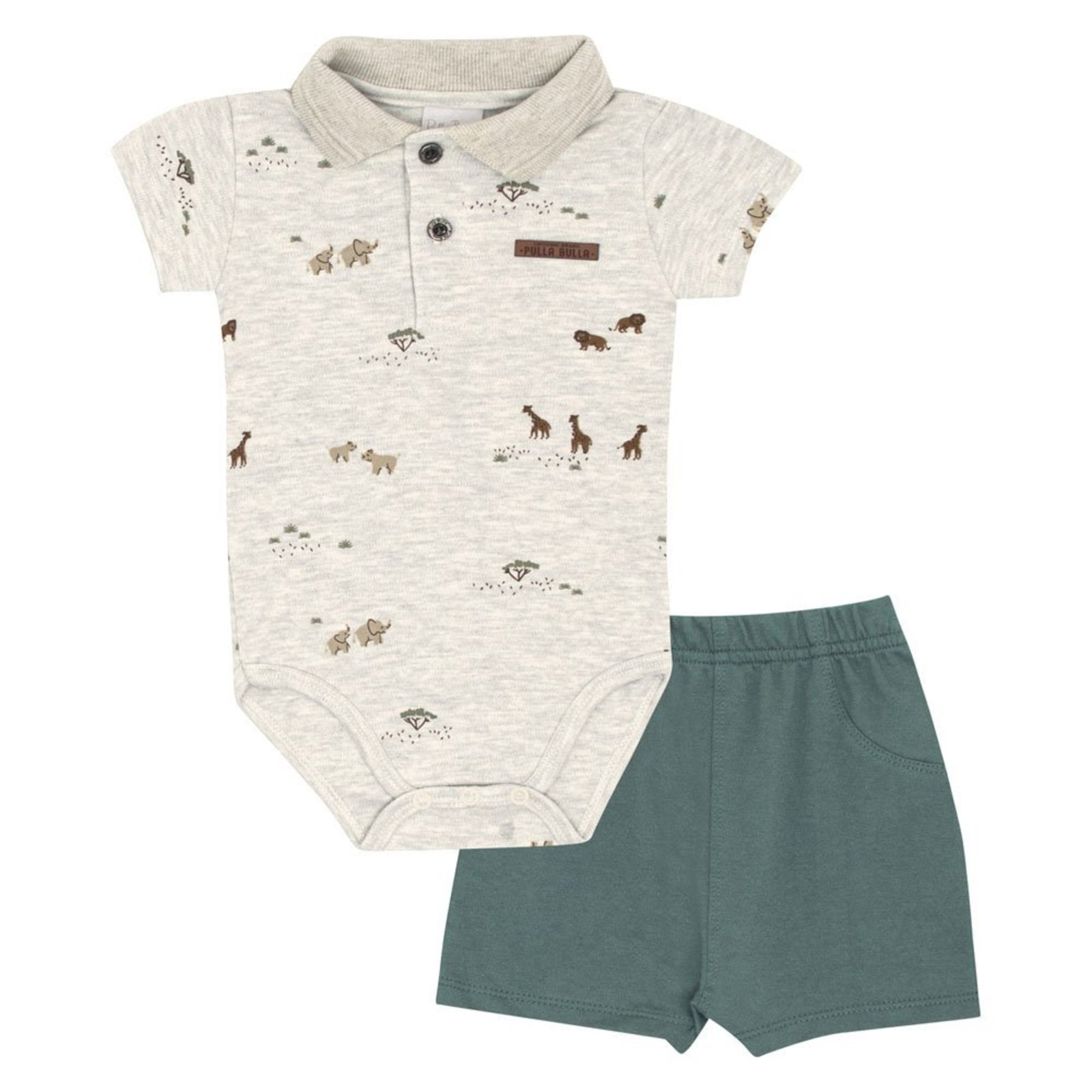 Infantil - Conjunto Menino - Mescla - 52170-60