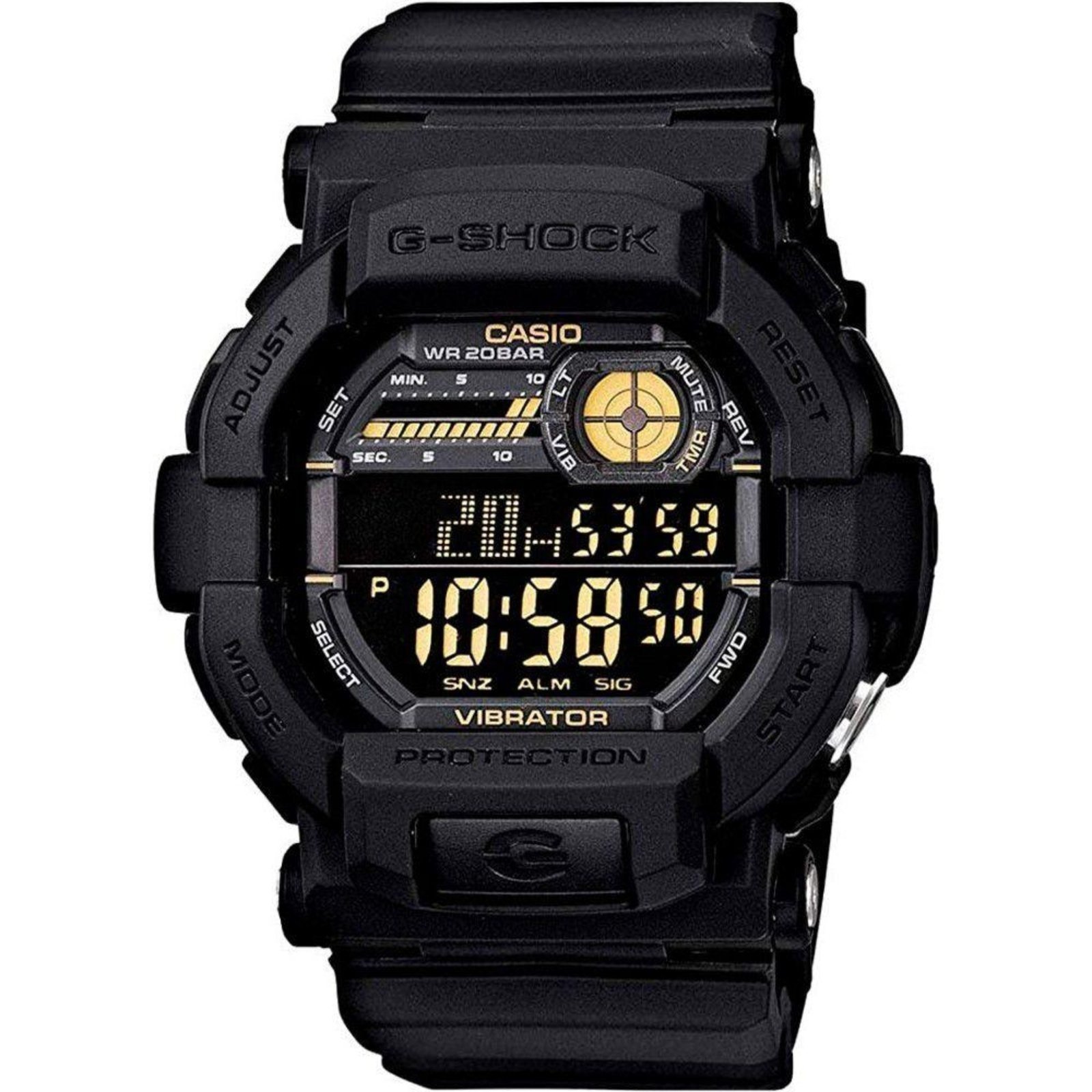 Relógio G-Shock GD-350-1BDR Preto/Dourado