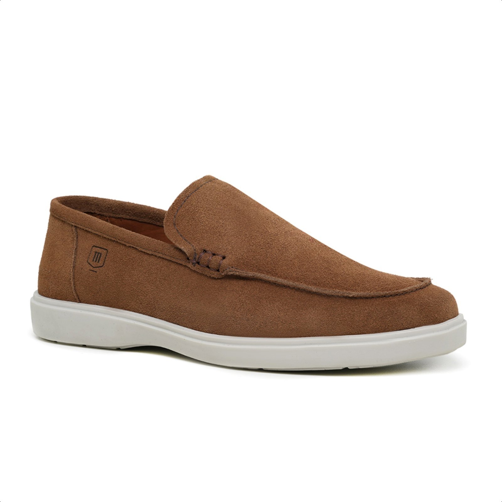 Sapato Mocassim Malbork em Couro Marrom 3000