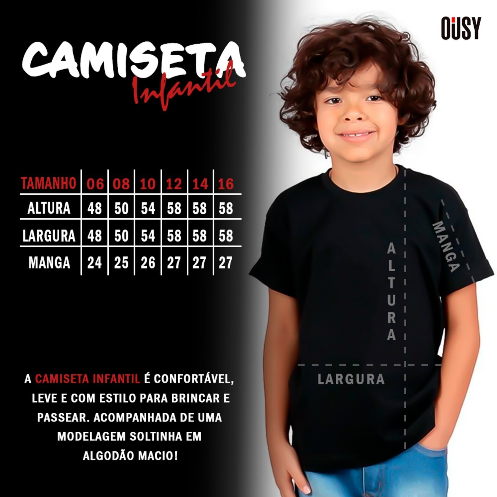 Vista 3 Infantil - Camiseta Ousy Grinch Divertido Natal rosa ousy rosa