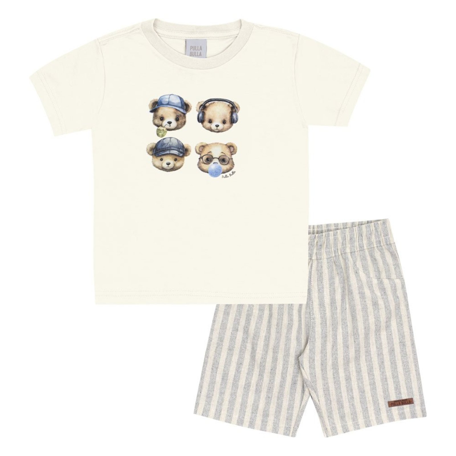 Infantil - Conjunto Bege Primeiros Passos Menino - 53379-1271