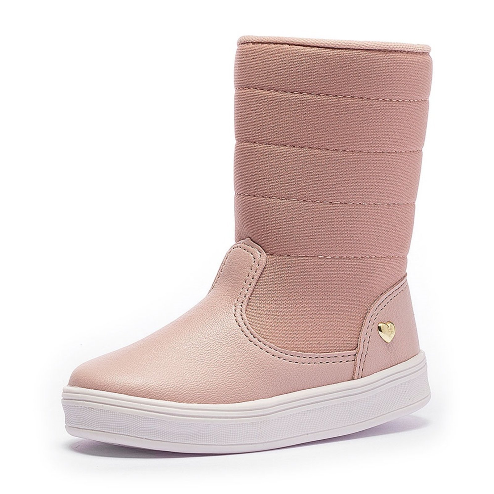 Infantil - Bota Tênis Feminina Tininha Menina Bordado Rosê