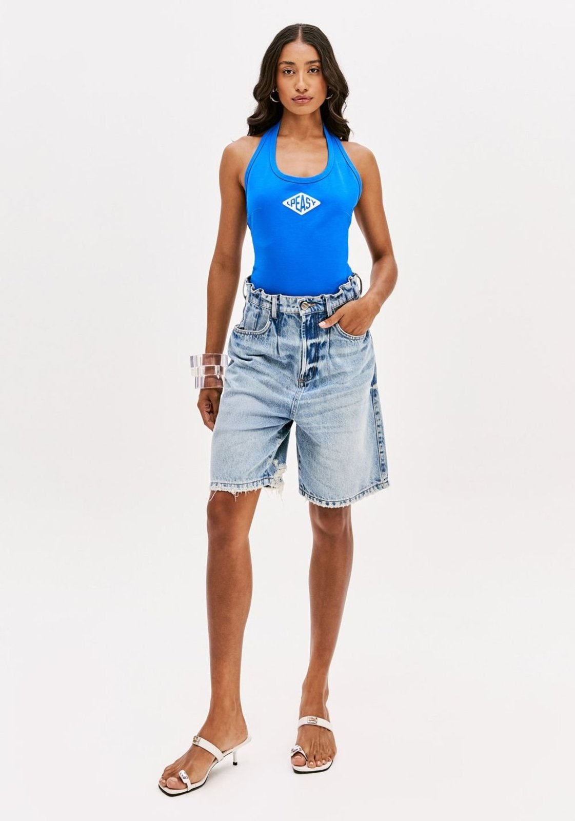 Blusa Frente Única Com Estampa Sport Easy