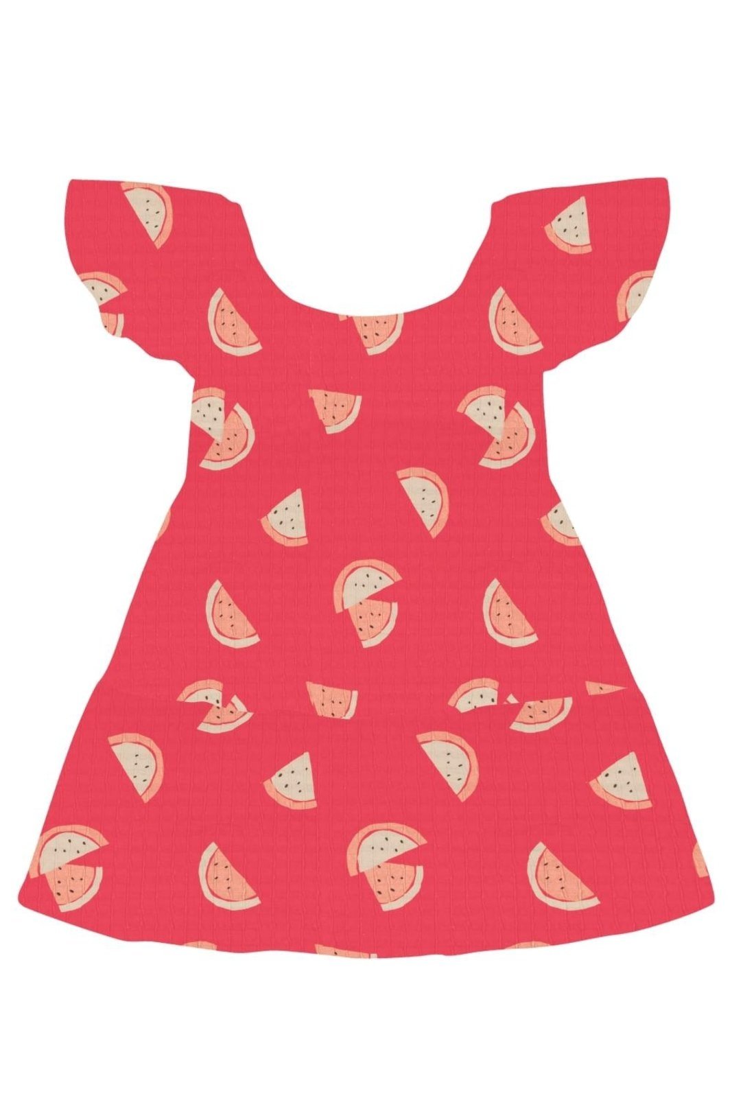 Infantil - Vestido menina melancia Brandili Vermelho