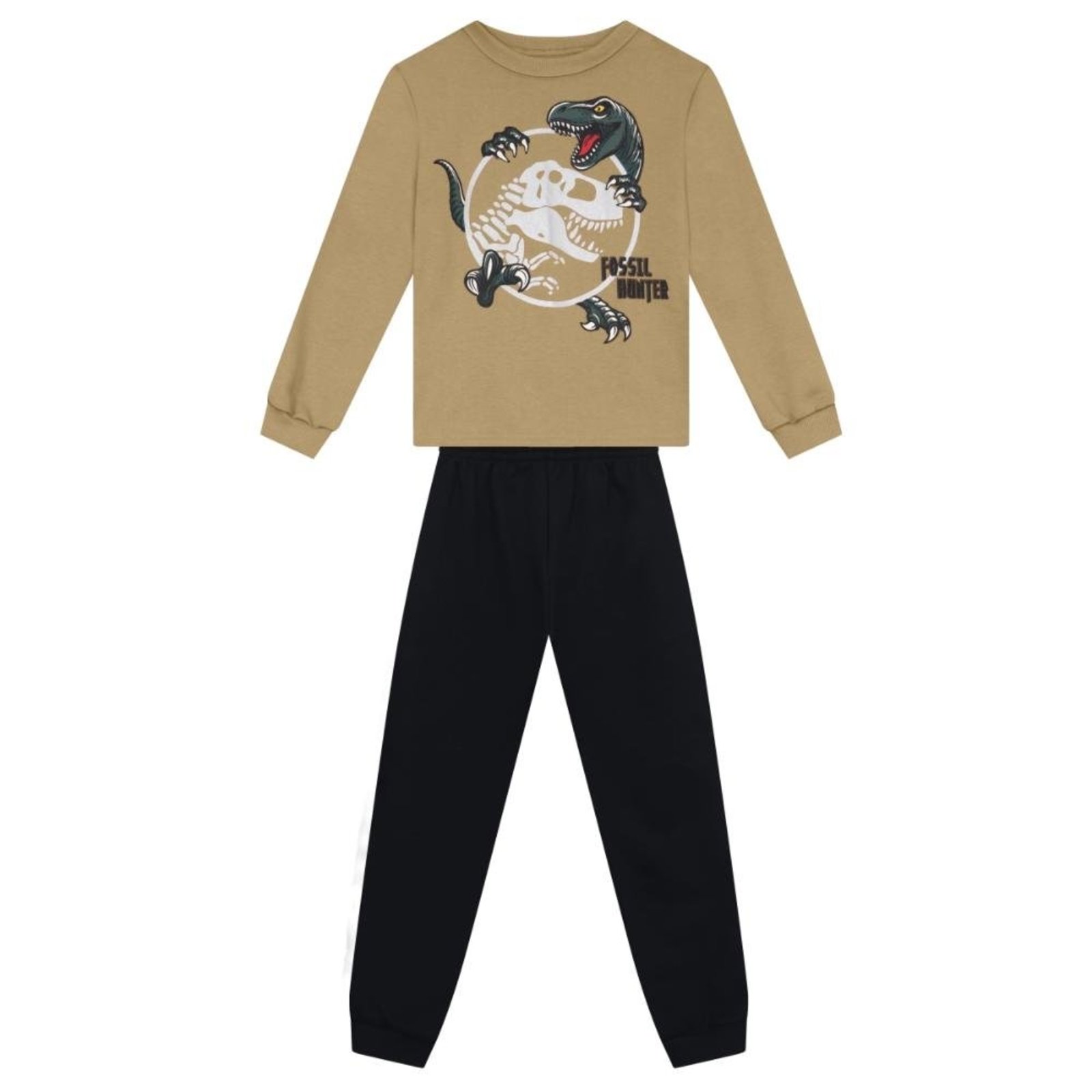 Infantil - Conjunto em moletom de dinossauro Brandili