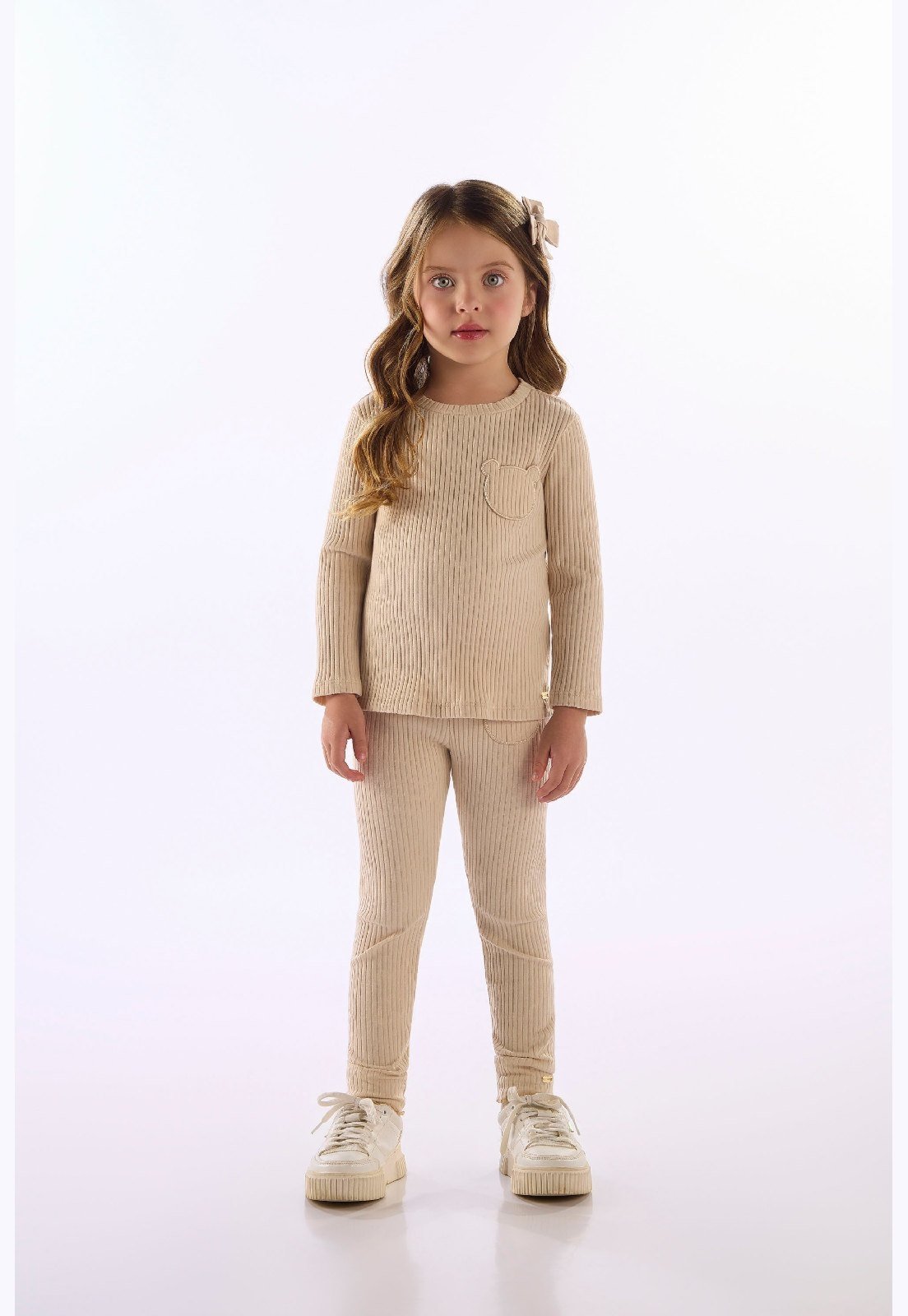 Infantil - Blusa Ribana Canelada Up Baby Preto