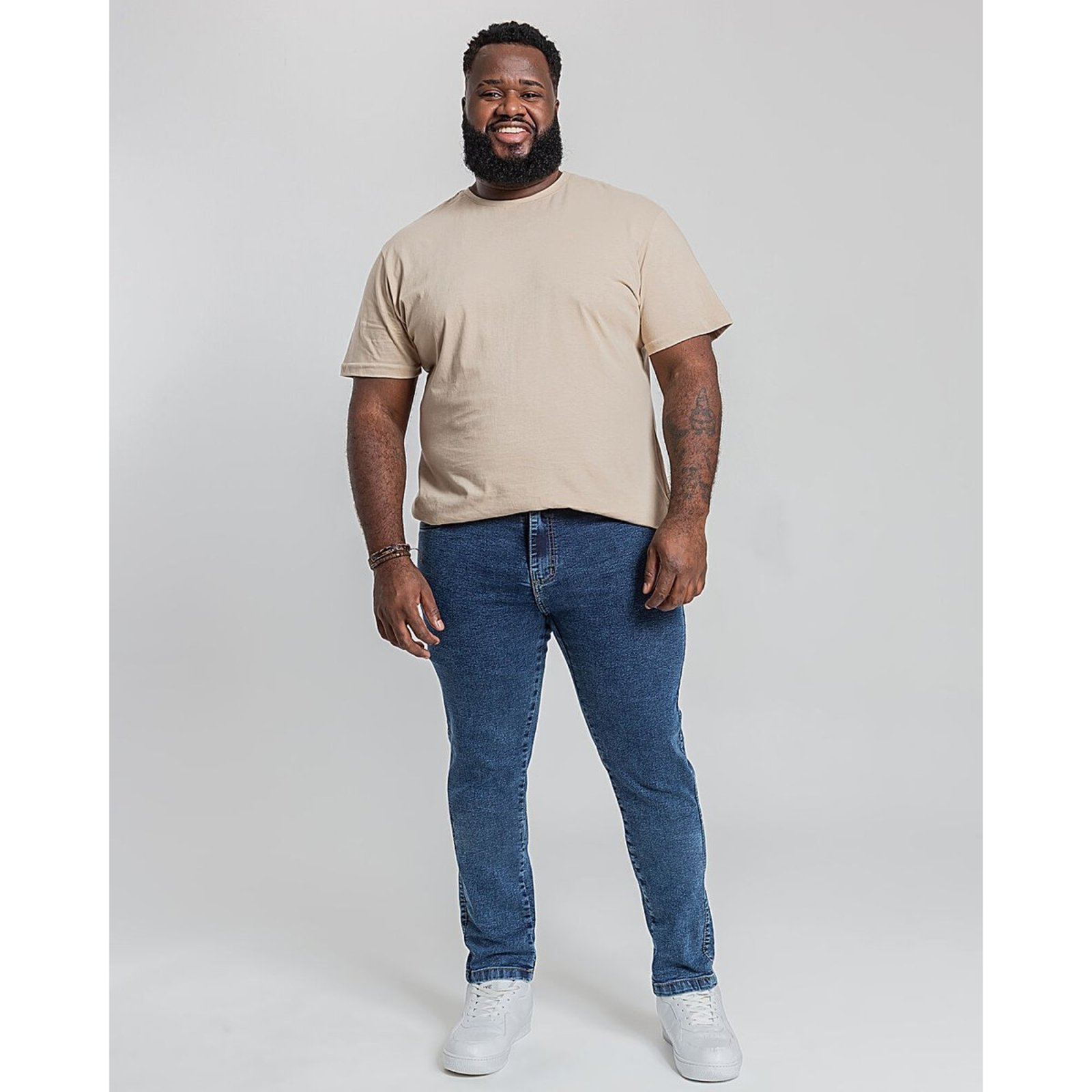 Calça Masculina Skinny Plus Size