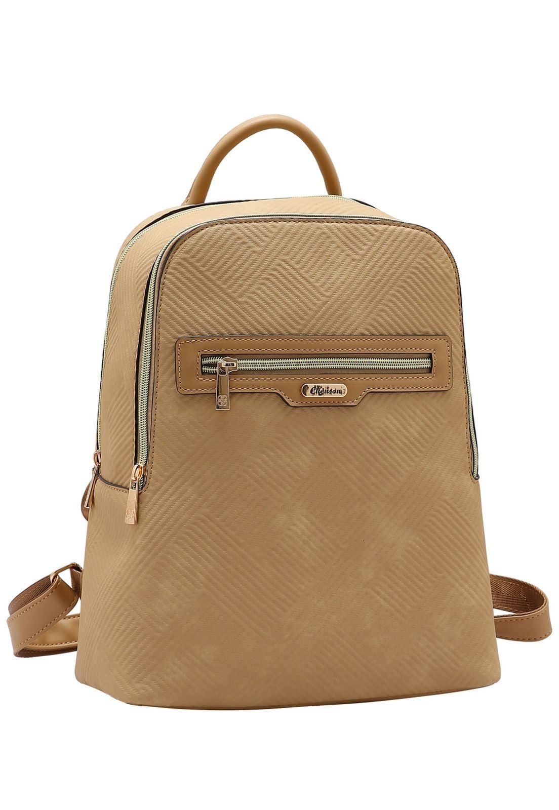 Mochila Feminina Chenson ClássicoSooft 8485308 Nude