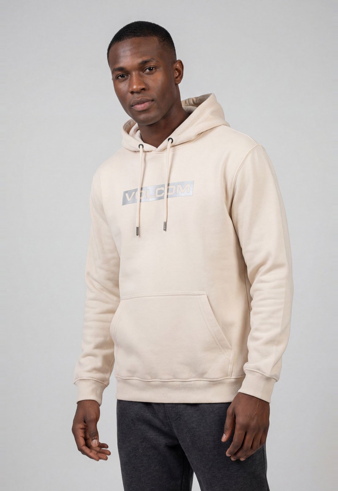 Blusa de Moletom Masculina Volcom FC Graphic Off White