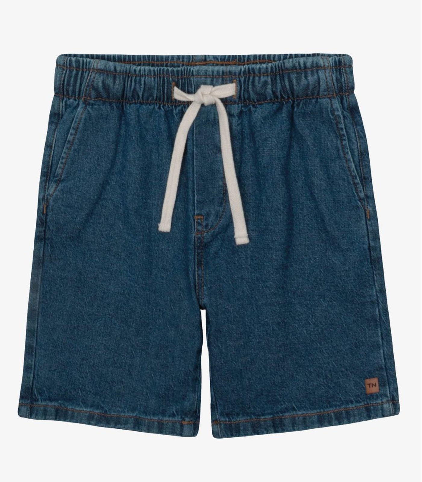 Infantil - Bermuda Verão Menino Jeans Trick Nick Azul