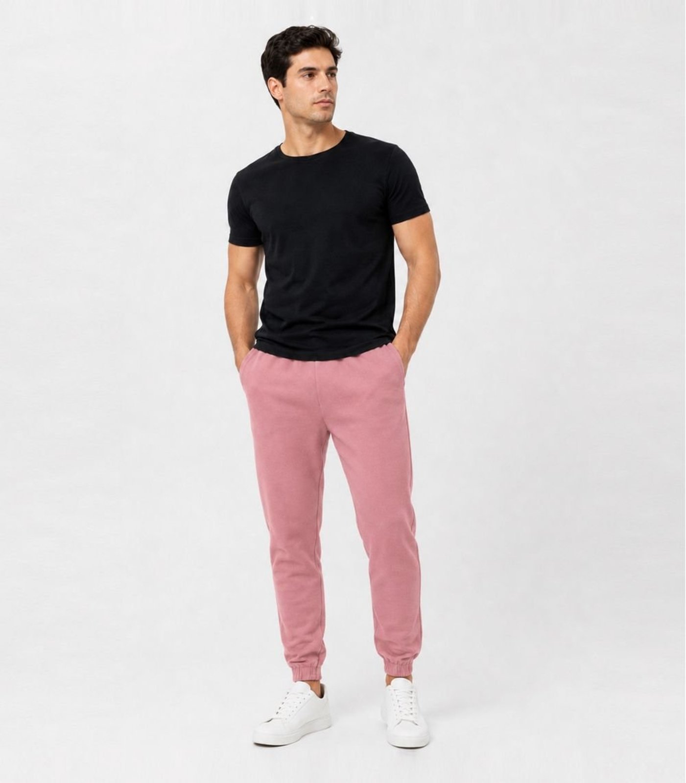 Calça Jooger Masculina Moletom Peluciado Select Marrom