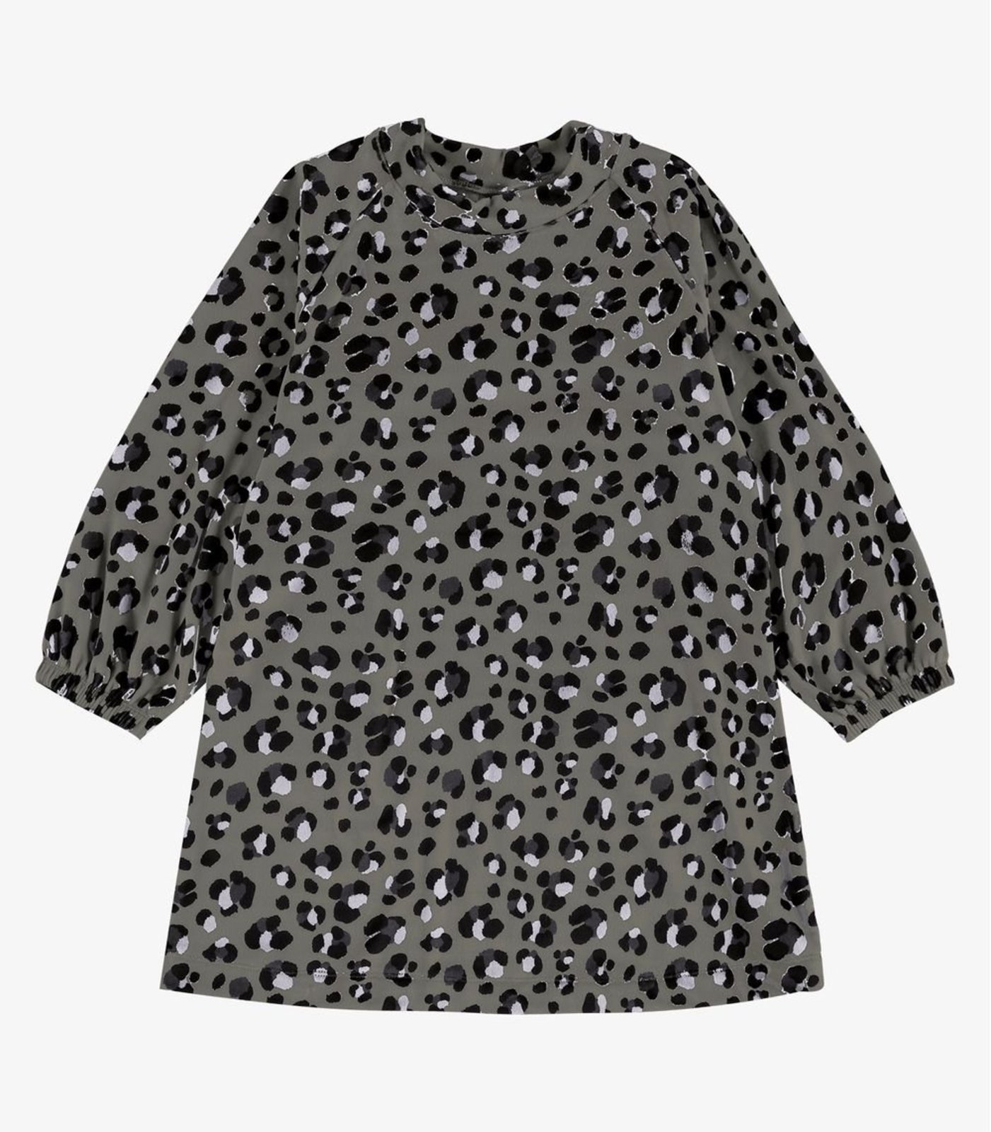 Infantil - Vestido em Fleece Comfort Rovi Cinza