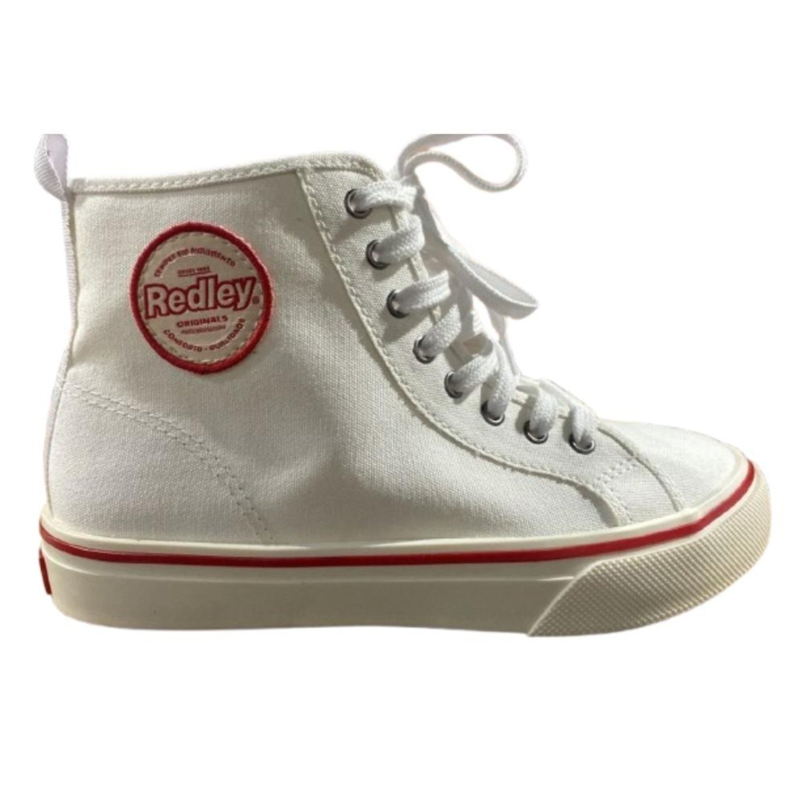 Tênis Redley High Cano Alto Ir21 Lona Branco