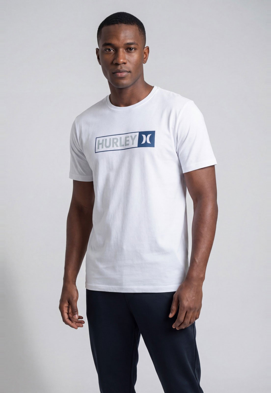 Camiseta Masculina Hurley Silk Track Branca