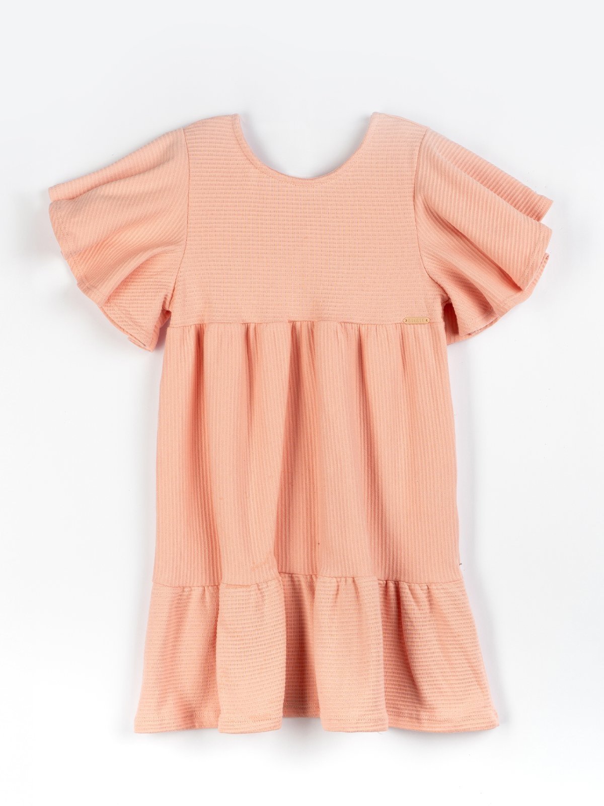 Vista 2 Infantil - Vestido Bugbee em Meia Malha Bugbee rosa