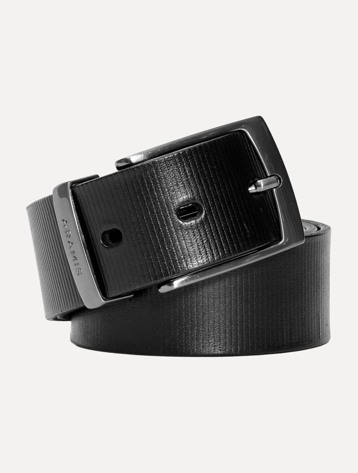 Cinto Aramis Masculino Lines Marrom Café/Preto