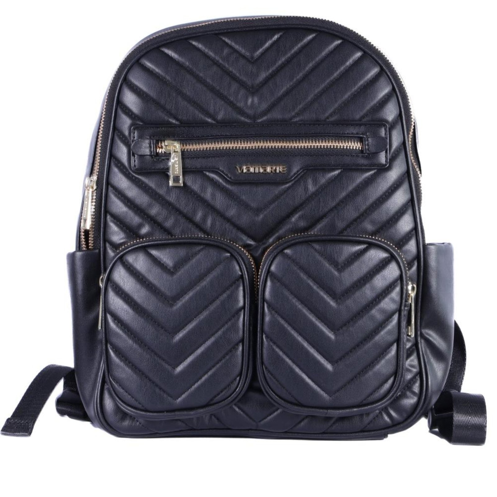 Mochila Feminina Via Marte Matelassê B2-723-01 Preto Incolor