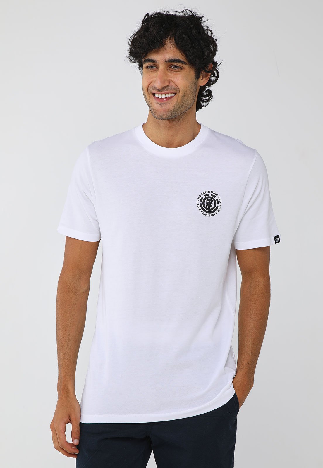 Camiseta Masculina Element Seal BP Branca